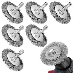 2″ Wire Brushes for Drill, Stainless Steel Wire Wheel Brushes Kit with 1/4-In…