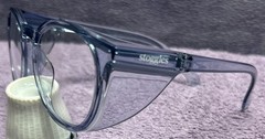 Stoggles Safety Goggles Z87-2 Round Frames Light Blue MED 48-21-145 1.1