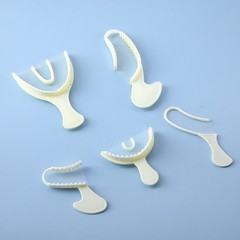 Disposable Dental Impression Triple Trays Registration Bite Trays Multi Size
