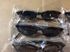 NEW ASSORTED BOX OF SUNGLASSES SUN GLASSES SET OF 12 GLASS COLORED SMALL LENS