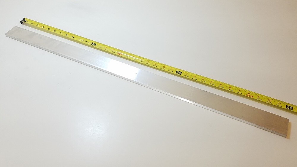 6061 Aluminum Flat Bar, 3/8″ x 2″ x 36″ long, Solid Stock, Plate, Machining