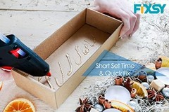 FIXSY NEW Hot Glue Sticks 5LB Box 10 Inch 7-16 11mm Full Size Carton Packing