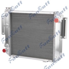 3 Rows Full Aluminum Radiator For Hyster Yale H25XM H35XM Forklift 912495601 USA