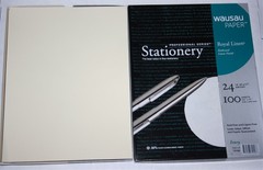 100 Sheets Wausau Paper Royal Linen Ivory 24 LB. 8.5″ X 11″ New USA Professional