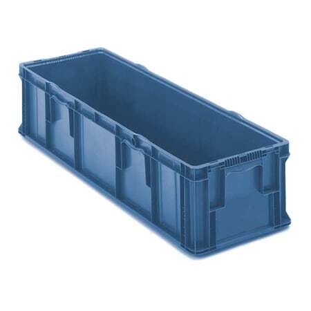 Orbis So4815-11 Blue Straight Wall Storage Container, 26.2 Gal, 48 In L, 15 In