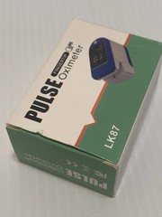 Pulse Fingertip Oximeter Blood Oxygen Meter Heart Rate Monitor LK87