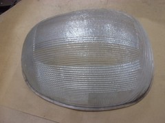 GE 558 Luminaire Street Light Lamp Bulb Cover Dome Shade Glass Refractor Lens US