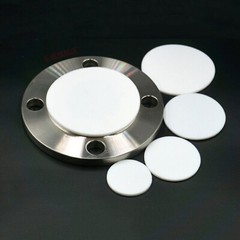 10Pcs PTFE Plastic Solid Discs Flat Round Pad Sealed Cushioning Diameter 5-150mm