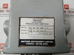 Switzer GM 281 02 A6K 2 Z Pressure Switch 5A 250VAC 0.4 To 4.0 KG/CM2