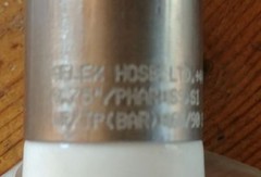 Aflex Hose SANITECH 12-PHA-96in-03-03 030356-96 3/4 Teflon SS 60/90 BAR 800+ PSI