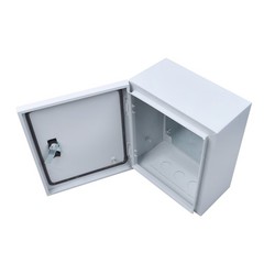 12x10x6″ NEMA 4X Steel Electrical Box, IP56 Waterproof Lockable w/Mounting Plate