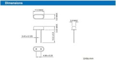 50PCS 10.24M 10.24MHz 10.240M 10.240MHz Crystal Oscillator HC-49S