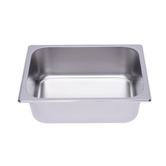 6 Pack 4″ Deep 1/2 Size Stainless Steel Steam Table Pans Hotel Food Prep Pan NEW