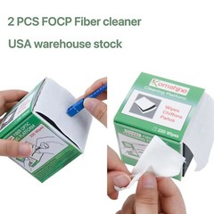 Komshine 220 pcs Fiber Optic Cleaning Platform Suit for Connectors & Bare Fibers