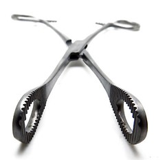 3 Pcs Foerster Sponge Straight Forceps 12″ Serrated Jaws Surgical Instruments