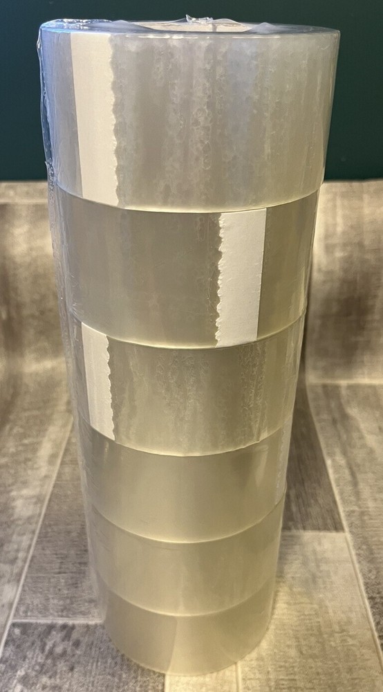 6 Pack Of ULINE S-200 Industrial Tape 2 Mil 2 in x 55 yds Clear FAST S/H!