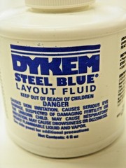 DYKEM LAYOUT FLUID – (1) RED & (1) BLUE, 4 FL.OZ. BRUSH IN CAP