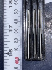 Interstate M3.5×0.6 3pc Tap Set Taper Plug Bottom HSS D4 ONE OF EACH- 3pcs