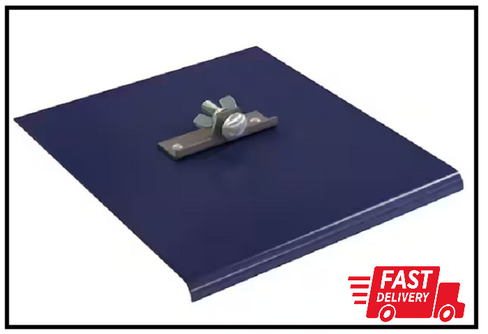 9 In. X 10 In. Blue Steel Walking Concrete Edger Long Lasting Sturdy Durable New