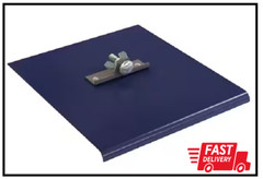 9 In. X 10 In. Blue Steel Walking Concrete Edger Long Lasting Sturdy Durable New