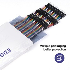 120pcs Breadboard Jumper Wires Assorted Kit 10cm 12 Strand Dupont Male Female…