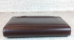 Franklin Covey Day One Classic Zip Binder w/Handles 7 Rings 1″ Brown Pink