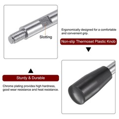4pcs M6 Crank Handle Grip Lathe Machine Revolving Clamping Handles 115mm Length