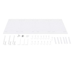 4* 46.5*15.7in Desk Partition Panel Desk Partition Pegboard Desk Privacy Panels