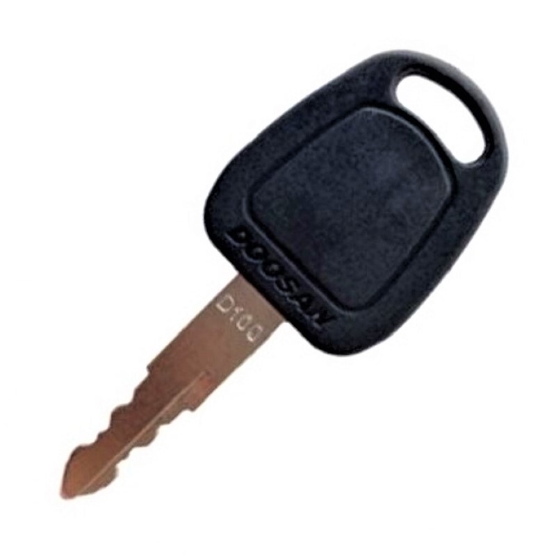 Doosan D100 Ignition Key for Excavators with Logo 2172-6017 Fast Free Shipping