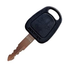 Doosan D100 Ignition Key for Excavators with Logo 2172-6017 Fast Free Shipping