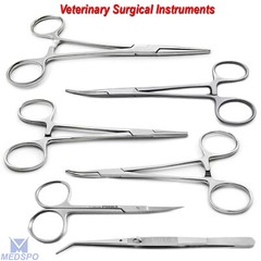 Hemostat Forceps Kelly Halsted Mosquito Pliers Iris Scissors Veterinary Tools CE