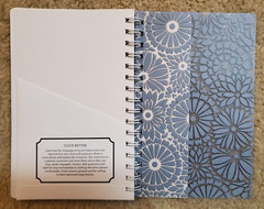 12 Piece sale Lot 5.5″ x 8.5″ Black Floral Martha Stewart Journal Avery 15890