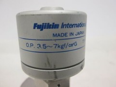 Fujikin O.P. 3.5-7kgf/cm2G Pneumatic Valve, N.O, Used