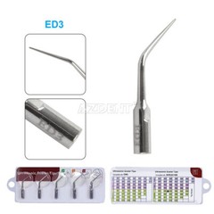 5pcs Dental Ultrasonic Endo Perio Scaling Scaler Tips Fit For DTE SATELEC