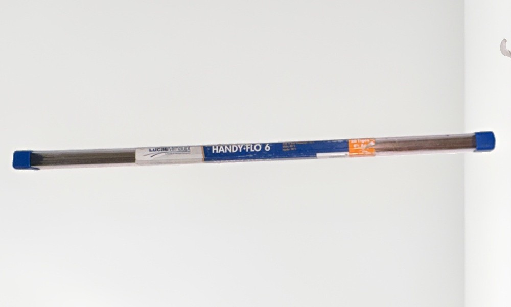 Lucas-Milhaupt HANDY-FLO 6 Silver Solder Wire, 1 Troy Oz Tube, 1/8 in