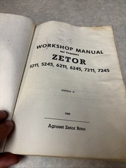 5211,5245,6211 6245,7211, 7245 Zetor Tractor Workshop Repair Manual