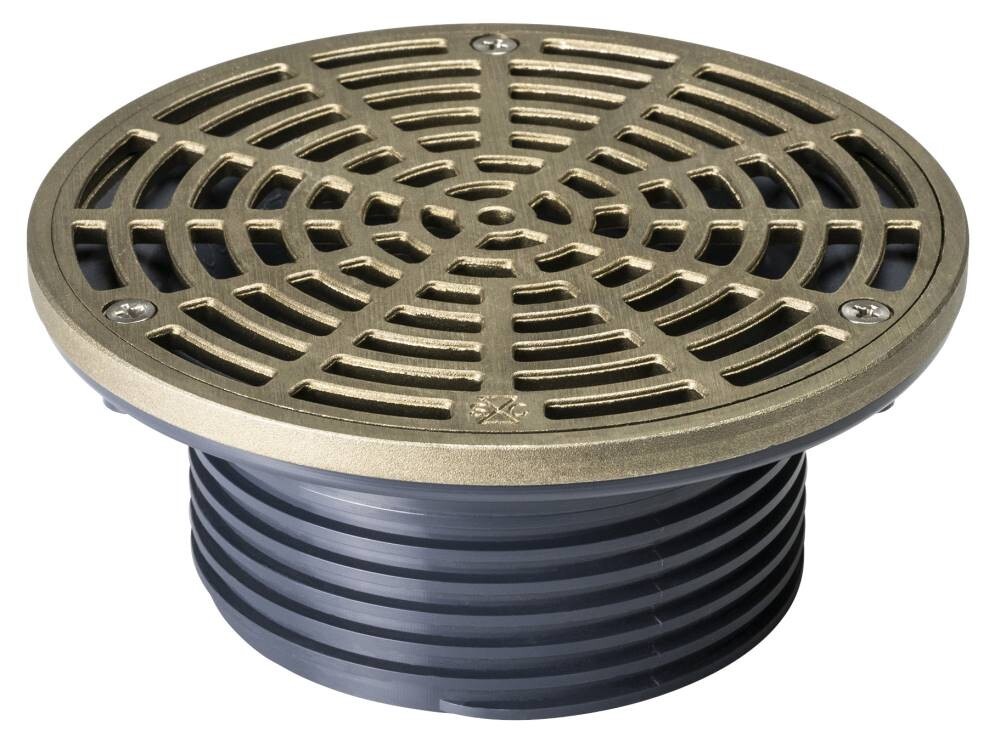 Sioux Chief 832-4HNR 6-1/2″ Round Bronze Strainer, Floor Drain Finish Fixture