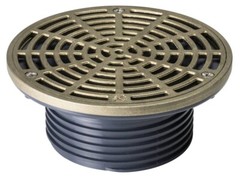 Sioux Chief 832-4HNR 6-1/2″ Round Bronze Strainer, Floor Drain Finish Fixture