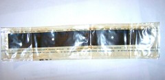 BASIC RUBBER 6075D10-H05 NOS GASKET BLK CR RUBBER 19.250″L 2″W .062″T (5) .310″