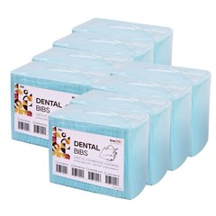 1000 OneMed Blue Dental Patient Bibs ,2+1 Ply Medical Tattoo Towel 13″x18″