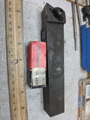 MTANR204D ADAMAS Indexable Tool Holder 1.25 TAPERD Shank W 4 NEW CARBIDE INSERTS