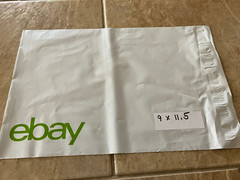 20 eBay Branded Poly Mailers Starter Pack 4 Sizes 5 Bags Each FREE SHIPPING