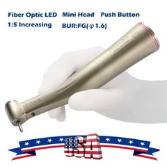 Dental 1:5 Increasing LED Fiber Optic Contra Angle Handpiece for NSK Ti-Max X95L