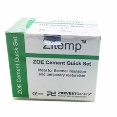 NEW Dental Prevest Zitemp Quick IRM Zinc Oxide Eugenol Temporal Cement 20g+10m f