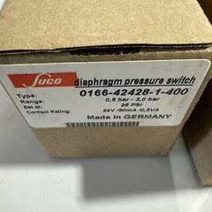SUCO Diaphragm Pressure Switch 25 PSI 0166-42428-1-400 Germany (GENUINE) *NEW*