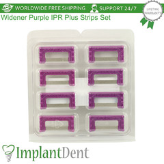 Dental Widener Purple IPR Plus Strips Set 8pcs Coarse Grit Double-Sided Coating
