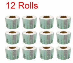 CAS LST-8040 Label, 58 x 60mm, UPC/Safe Handling, 500 Per Roll, 12 Rolls/Box