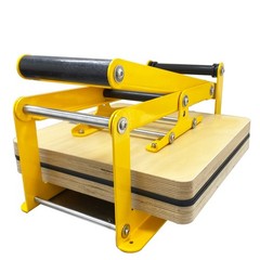 Wooden Lino Printing Hand Lever Press Machine,15in ×15 in Block Printing Press