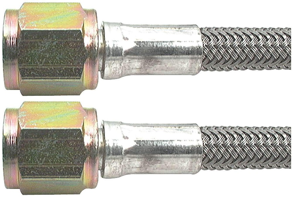 60in Braided Stainless Steel PTFE Lined Brake Line 4 AN Automotive Hose