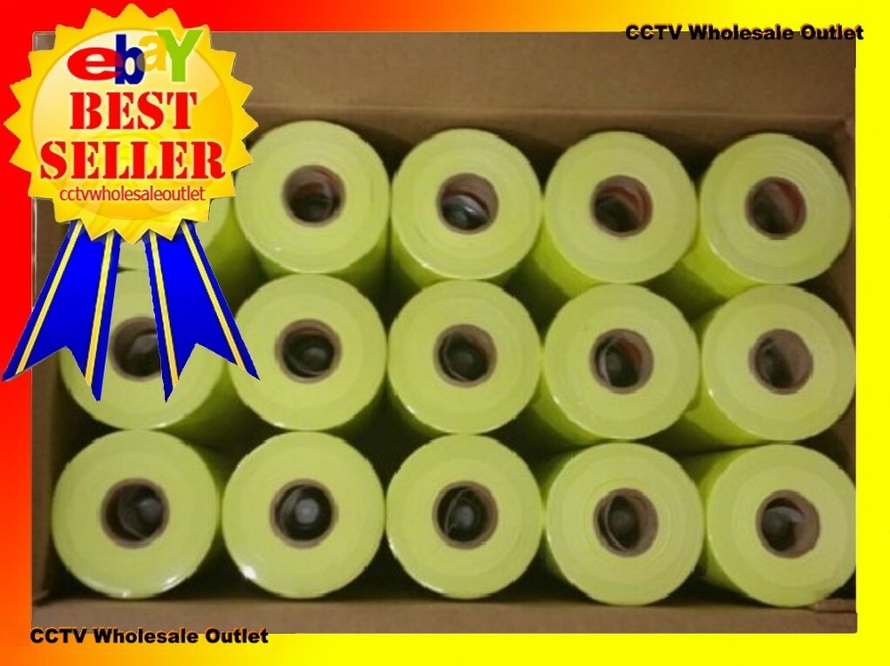 YELLOW LABEL FOR MONARCH 1110 PRICING GUN 15 SLEEVE = 1 CASE